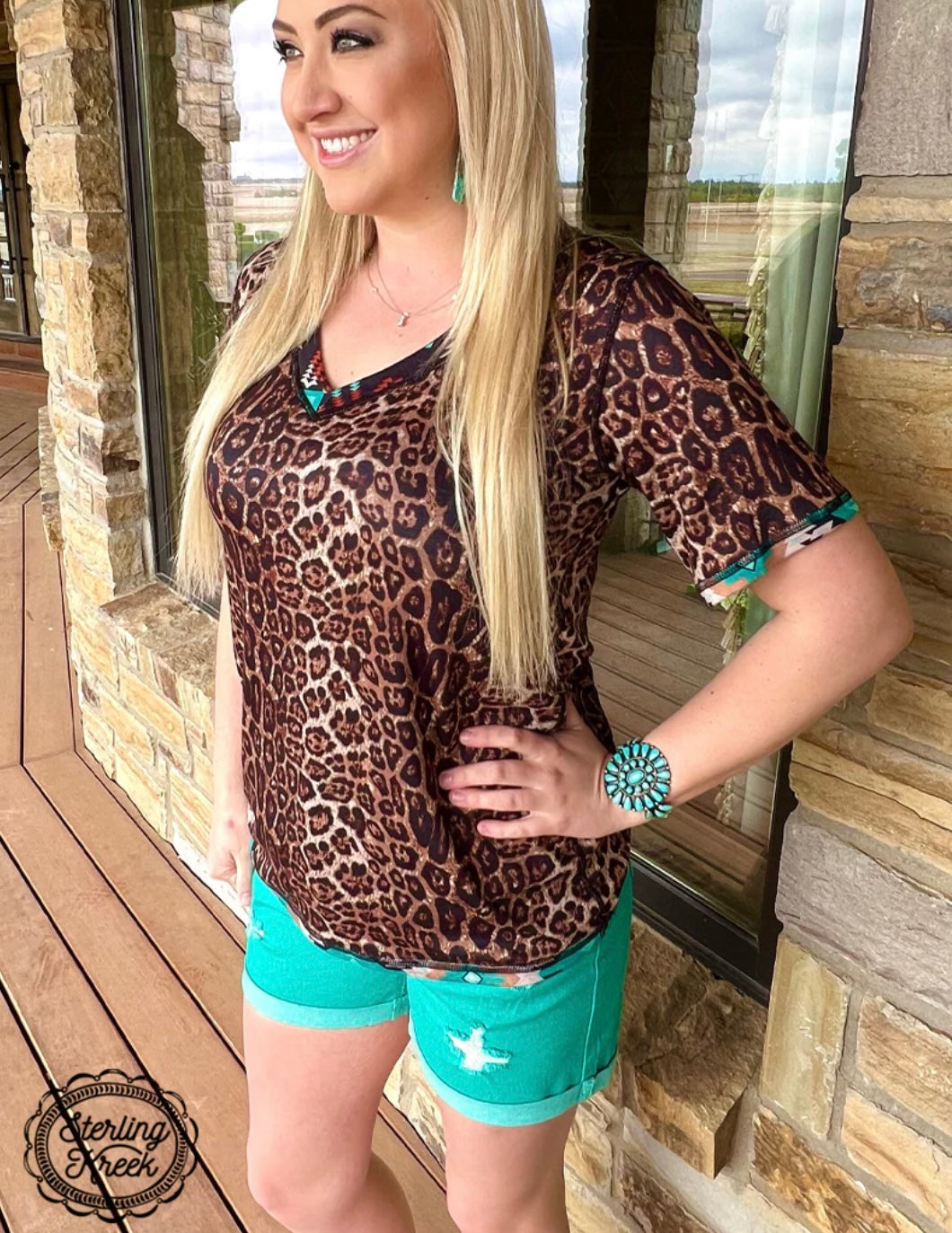 Tennessee Walking Shorts-Turquoise