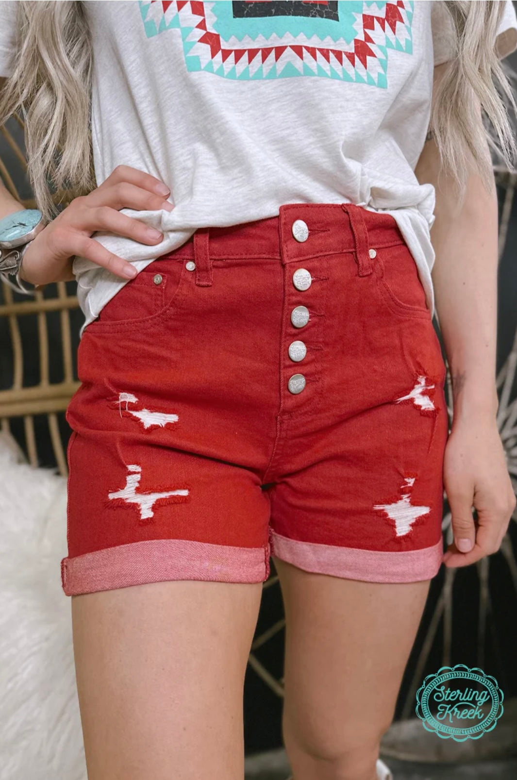 Tennessee Walking Shorts - Red