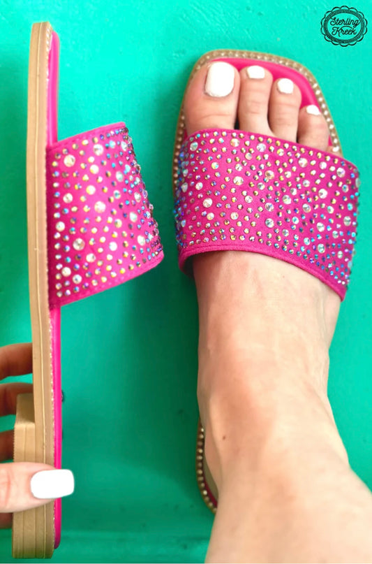 Razzle Me Pink Sandals