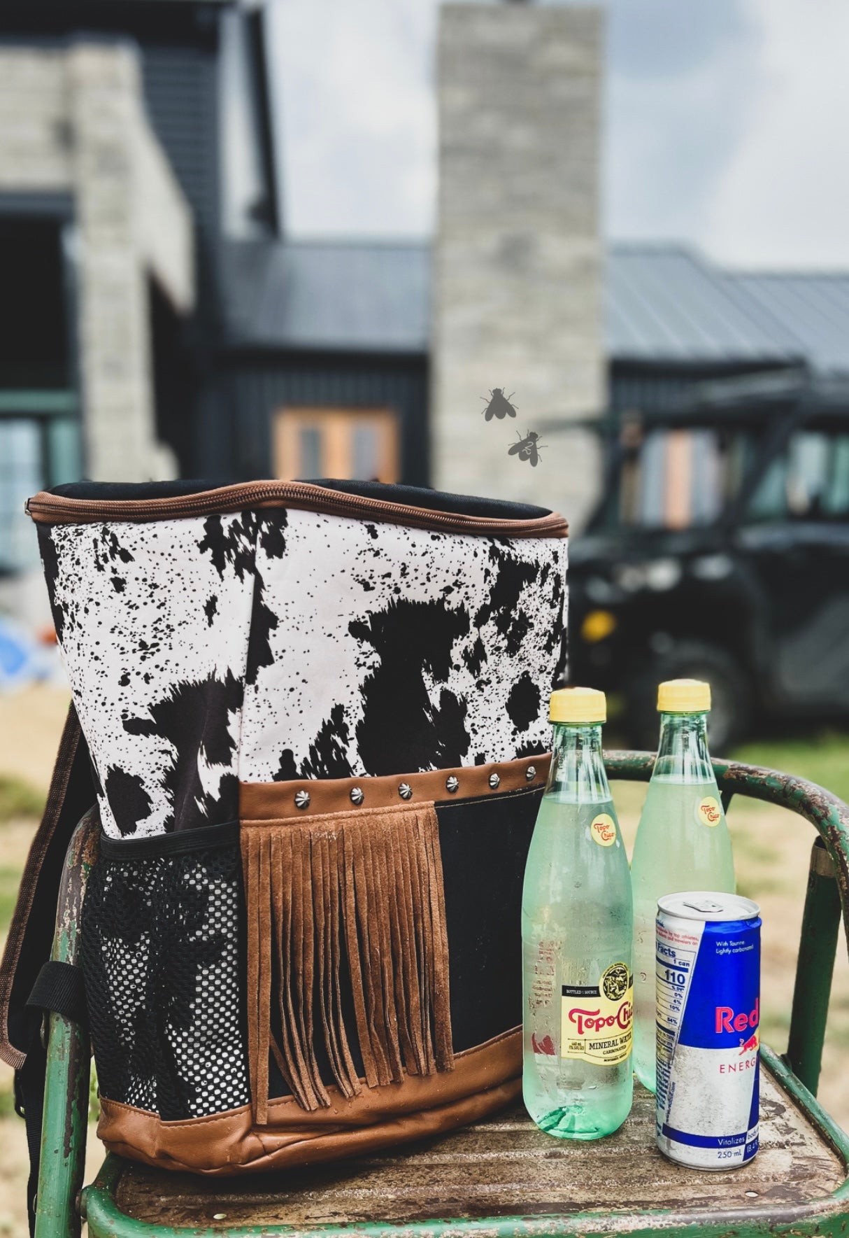 Cowhide Backpack Cooler