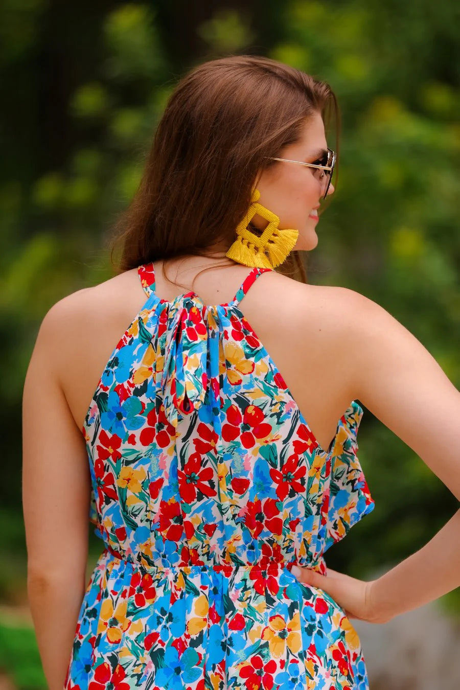 Floral Moment Ruffle Dress