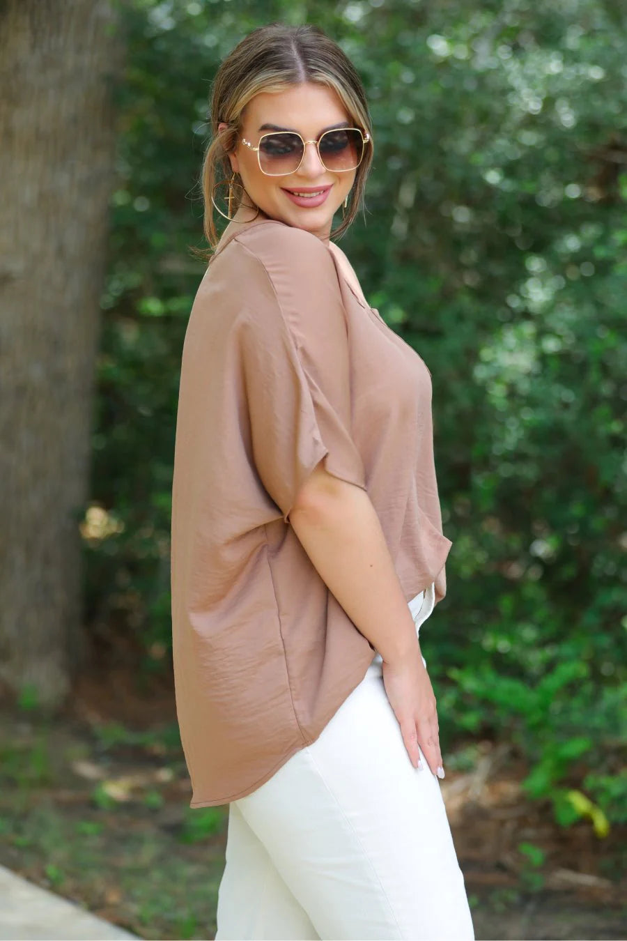 Basic Instincts Pocket Tunic - Latte