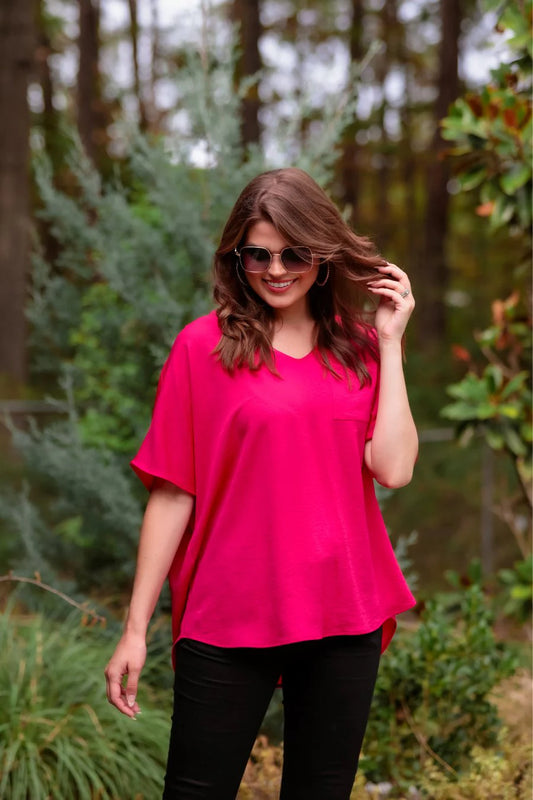 Basic Instincts Pocket Tunic - Magenta