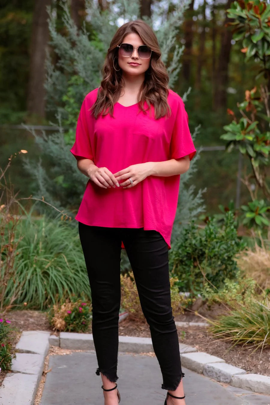 Basic Instincts Pocket Tunic - Magenta