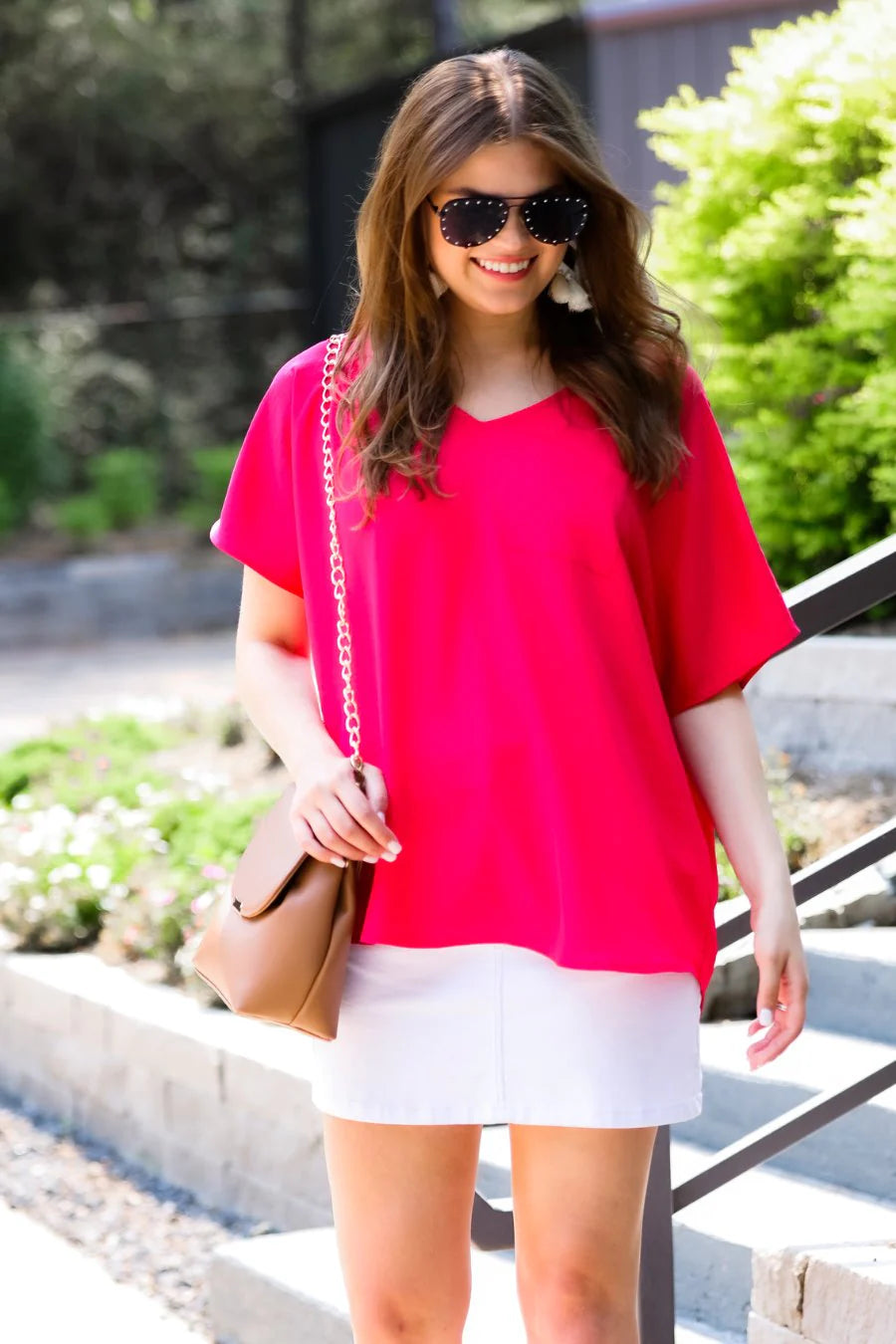 Basic Instincts Pocket Tunic - Magenta