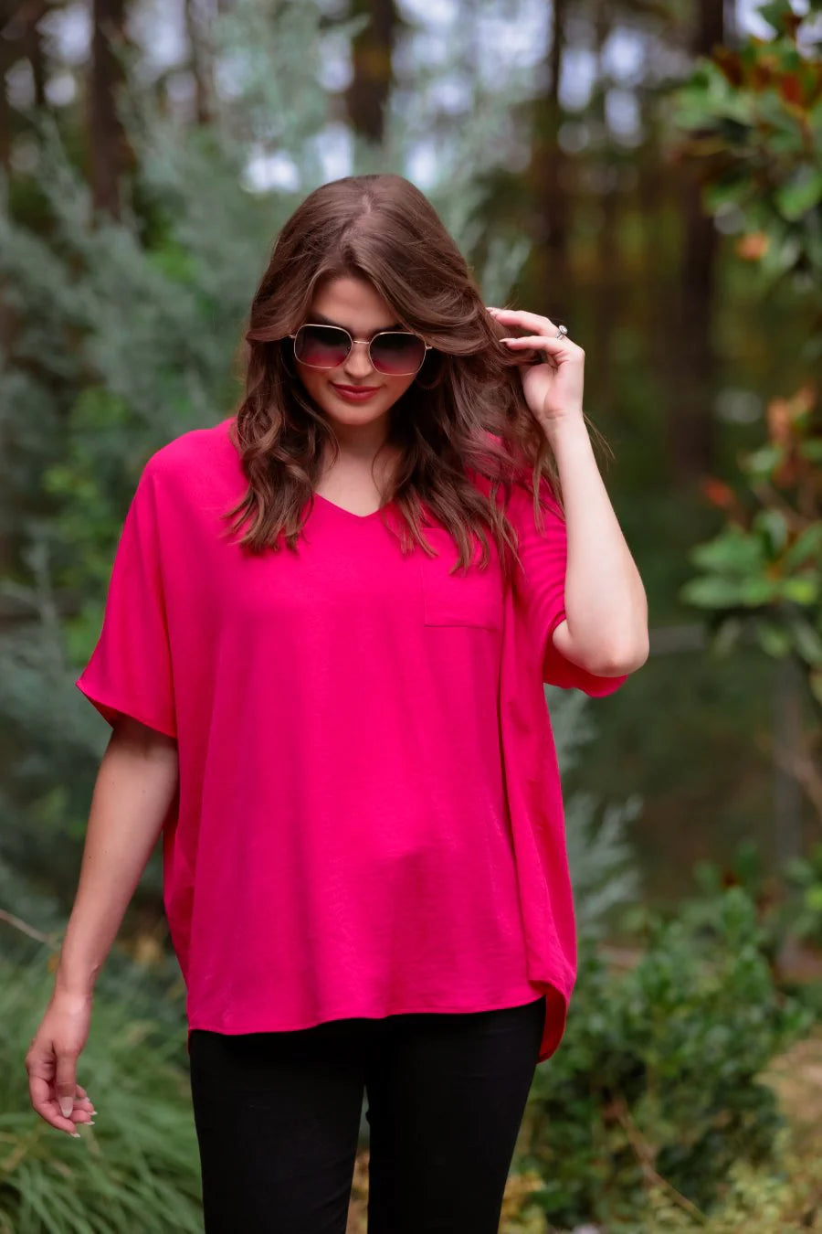 Basic Instincts Pocket Tunic - Magenta