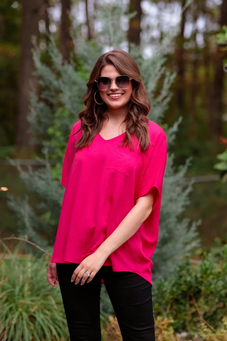 Basic Instincts Pocket Tunic - Magenta