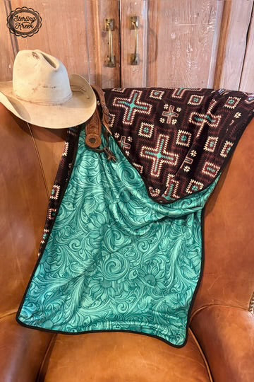 Tooled In Tulsa Blanket