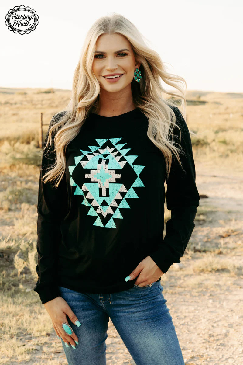 Icy Aztec Tee