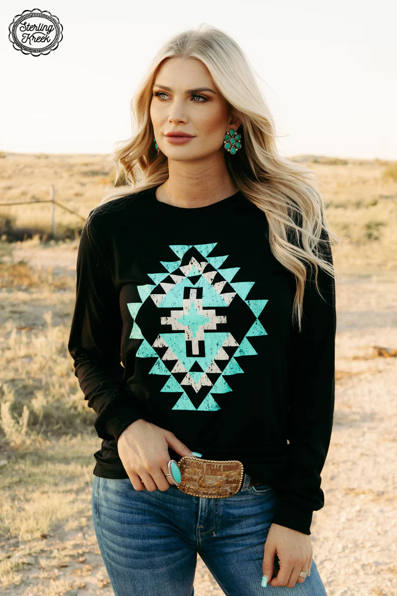 Icy Aztec Tee